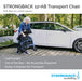 Foldable Strongback Mobility Excursion 12+AB Lightweight Transport Wheelchair with Ergonomic Support and Foldable Design