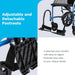 Strongback Mobility Excursion Transport Wheelchair With Adjustable Detachable Footrest View