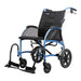 Strongback Mobility Excursion Transport Wheelchair With Attendant Brakes In A Front Side View