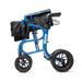 Strongback Mobility Seata Rollator Lightweight, Comfortable, and Ergonomic Folded left side view with logo