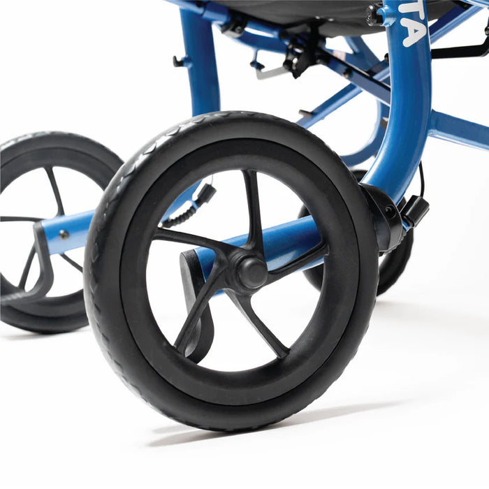 Strongback Mobility Seata Rollator Lightweight, Comfortable, and Ergonomic Solid Rear Wheels 