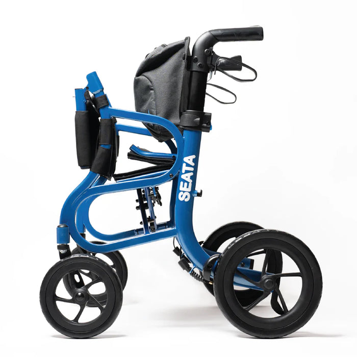 Strongback Mobility Seata Rollator Lightweight, Comfortable, and Ergonomic Position storage
