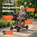 Super Handy Explorer Prime E-Brake Foldable 4-Wheel All-Terrain Mobility Scooter With Supportive Armrest