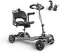 SuperHandy Passport Flex Black Foldable 4-Wheel Power Mobility Scooter for Everyday Travel