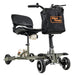 SuperHandy Dark Green And Sand Passport Pro Foldable 4 Wheel Mobility Scooter In Front View