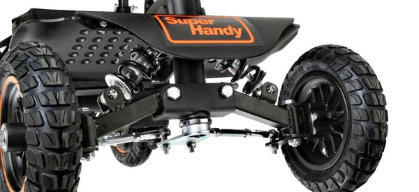 SuperHandy Explorer 4 Wheel Mobility Scooter Independent Suspension View