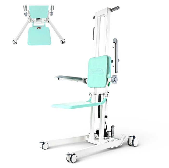SuperHandy GUT201 GoRise TX Portable Patient Transfer Lift 500 lbs Capacity Main Image