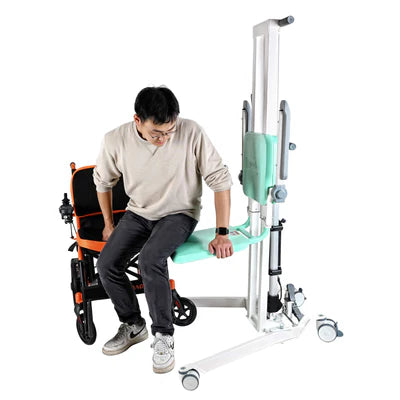 SuperHandy GUT201 GoRise TX Portable Patient Transfer Lift 500 lbs Capacity Transfer From Wheelchair
