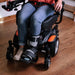 SuperHandy GoRide CRX Reclining Powerchair Close Up Power Base With Rider View