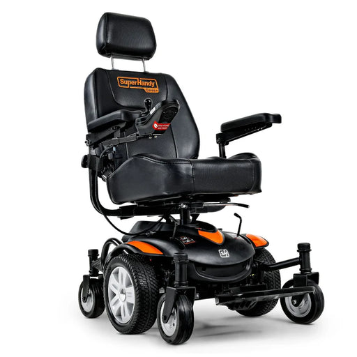 SuperHandy GoRide CRX Reclining Powerchair Front Side View
