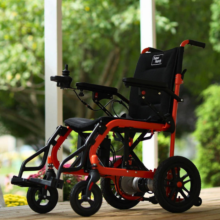 SuperHandy GoRide Foldable Electric Wheelchair Side View