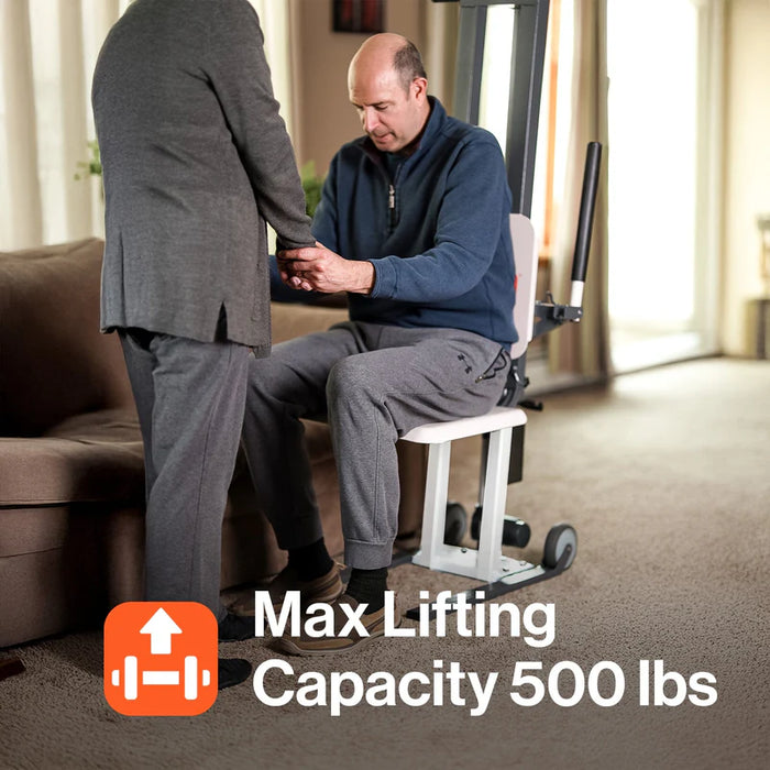 SuperHandy GoRise FS Electric Floor To Standing Lift Max Lifting Feature Info View