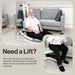 SuperHandy GoRise TX Portable Patient Transfer Lift Demonstration View