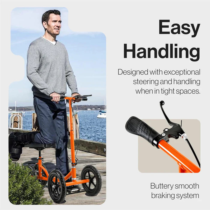 SuperHandy Knee Walker Easy Handling View