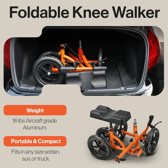 SuperHandy Knee Walker Foldable View