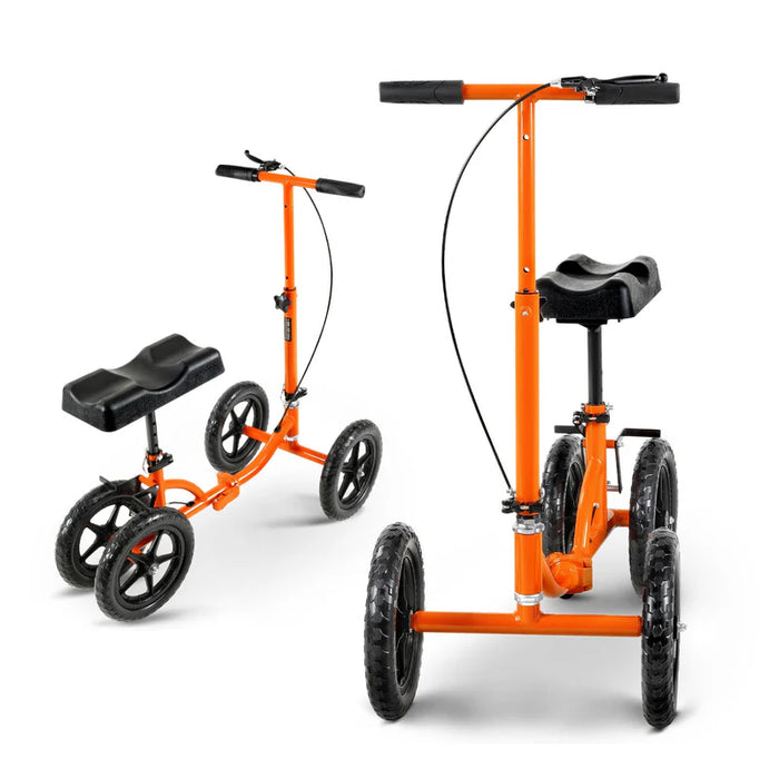 SuperHandy Knee Walker Front And Rear View