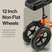 SuperHandy Knee Walker Non Flat Wheels View
