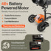 SuperHandy Passport Plus 3 Wheel Mobility Scooter Battery Powered Motor Info View