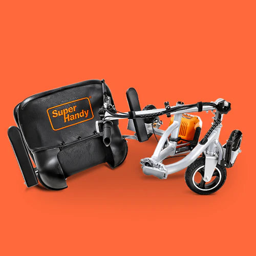 SuperHandy Passport Plus 3 Wheel Mobility Scooter Folded And Travel Bag View