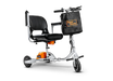 SuperHandy Passport Plus 3 Wheel Mobility Scooter With Flip Up Armrest Front Pouch Bag With Logo View
