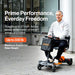 SuperHandy Passport Prime E Brake Mobility Scooter Speed Capacity Info View