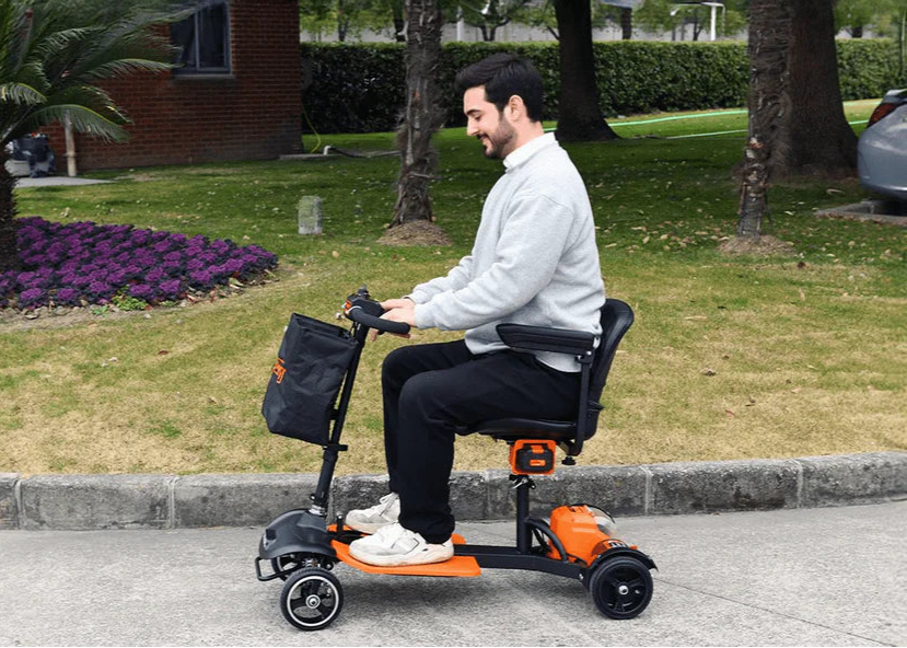 SuperHandy Passport Prime E Brake Mobility Scooter With Rider View