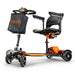 SuperHandy Passport Prime E Brake Mobility Scooter With Storage Bag In Front View