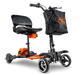 SuperHandy Passport Pro Foldable 4 Wheel Mobility Scooter With Storage Bag In Front View