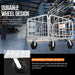 SuperHandy Platform Truck And Trailer Omnidirectional Wheels View
