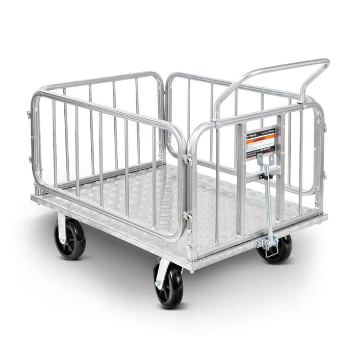SuperHandy Platform Truck And Trailer View