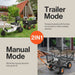 SuperHandy Towable Garden Cart Manual And Trailer Mode View