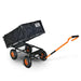 SuperHandy Towable Garden Cart Quick Dump View