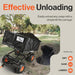 SuperHandy Towable Garden Cart Unloading View