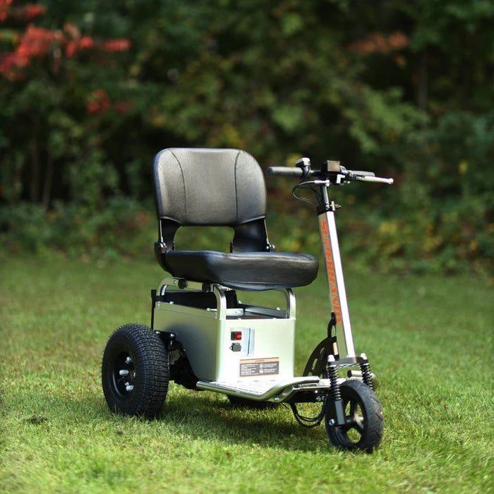 SuperHandy Tugger Tow Tractor With All Terrain Wheels Outdoor View