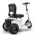 SuperHandy Tugger Tow Tractor With All Terrain Wheels Rear Side View