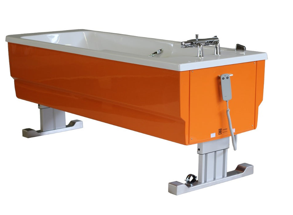 TR Equipment Orange TR Comfortline Free Standing Hi Lo Bathtub View