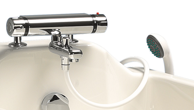 TR Equipment TR 1700 Pediatric Hi Lo Bath System Shower Handle View
