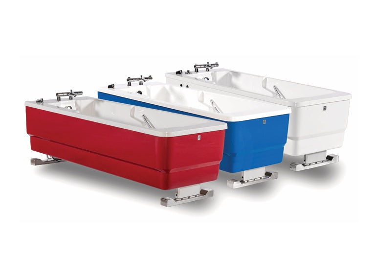 TR Equipment TR Comfortline Free Standing Hi Lo Bathtub Color Variations View
