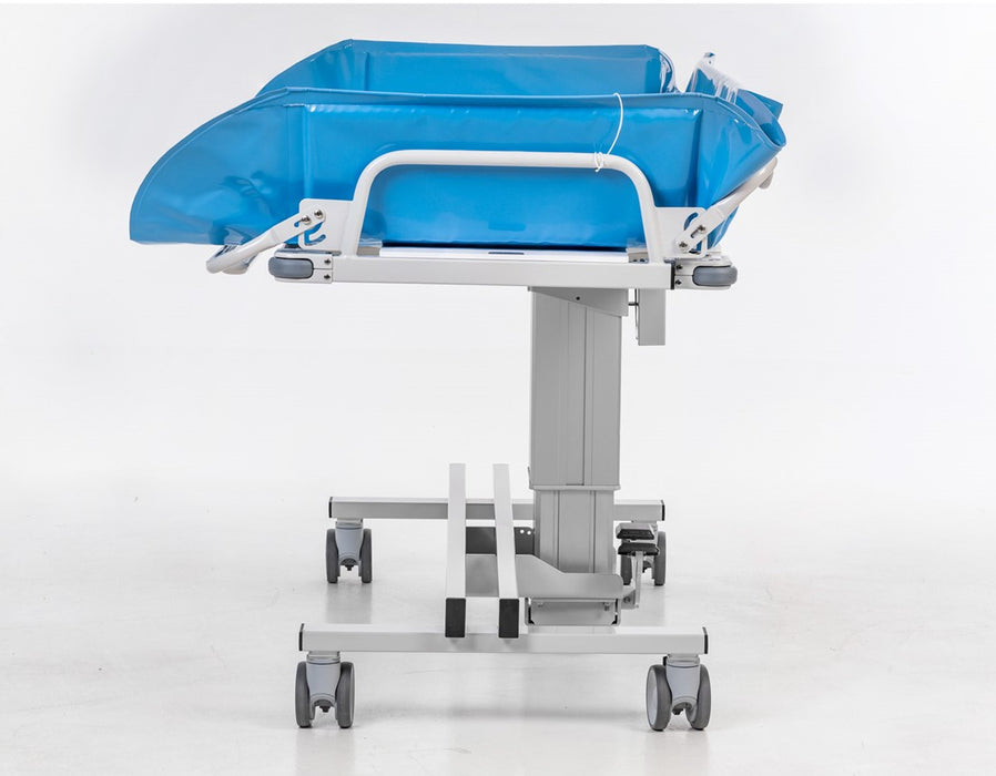 TR Group Shower Trolley TR 2000 Mod 21 Hydraulic Height Adjustable Trolley Side Mounted Column View