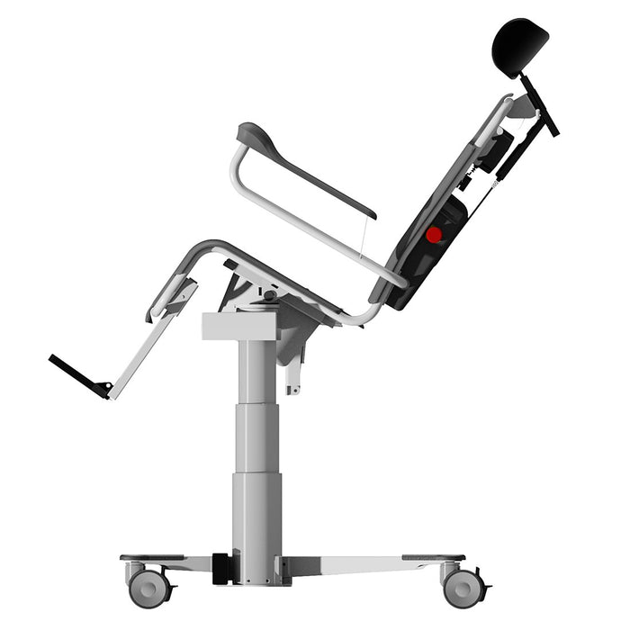TR Group TR 1000 Electric Shower Chair In Recline Position View