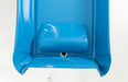 TR Group TR 3200 Bariatric Battery Operated Standard Shower Trolley Blue Mattress And Head Pillow View