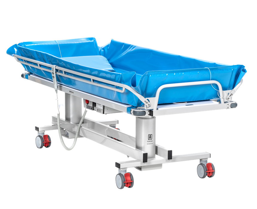 TR Group TR 3200 Bariatric Battery Operated Standard Shower Trolley Bottom View