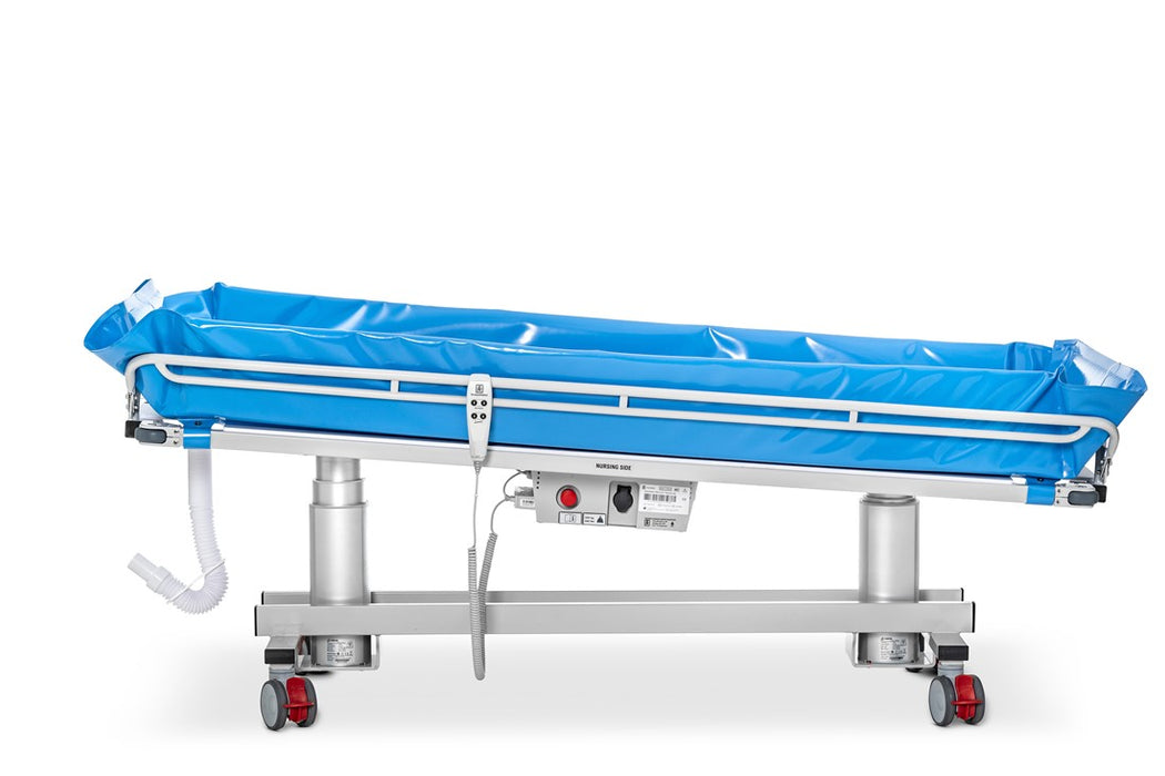 TR Group TR 3200 Bariatric Battery Operated Standard Shower Trolley Tilt Function View