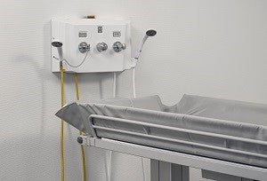 TR Group TR4000 Atlas Bariatric Battery-Operated Shower Trolley TR2810 Compatible View