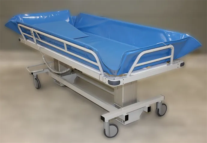 TR Group TR4000 Atlas Bariatric Battery Operated Shower Trolley View