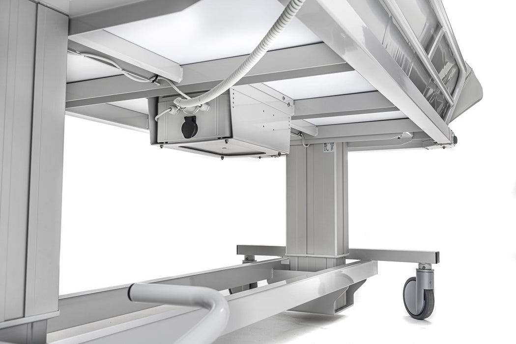 TR Equipment | TR4200 Atlas Jr. Bariatric Battery-Operated Shower Trolley