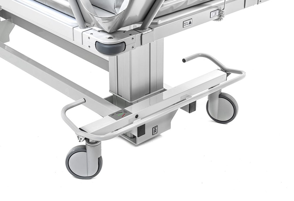 TR Equipment | TR4200 Atlas Jr. Bariatric Battery-Operated Shower Trolley