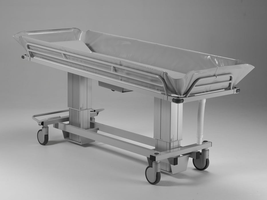 TR Equipment | TR4200 Atlas Jr. Bariatric Battery-Operated Shower Trolley