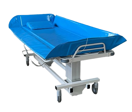 TR Equipment | TR4200 Atlas Jr. Bariatric Battery-Operated Shower Trolley