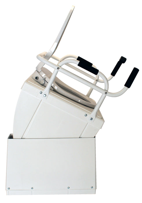 Throne Buttler TLFE003 Toilet Lift with Bidet Seat & Standard Handle Side Photo Top View